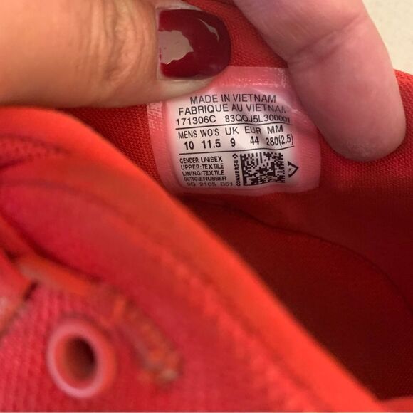Converse All Star BB Jet University Red Size 10 - Picture 8 of 10